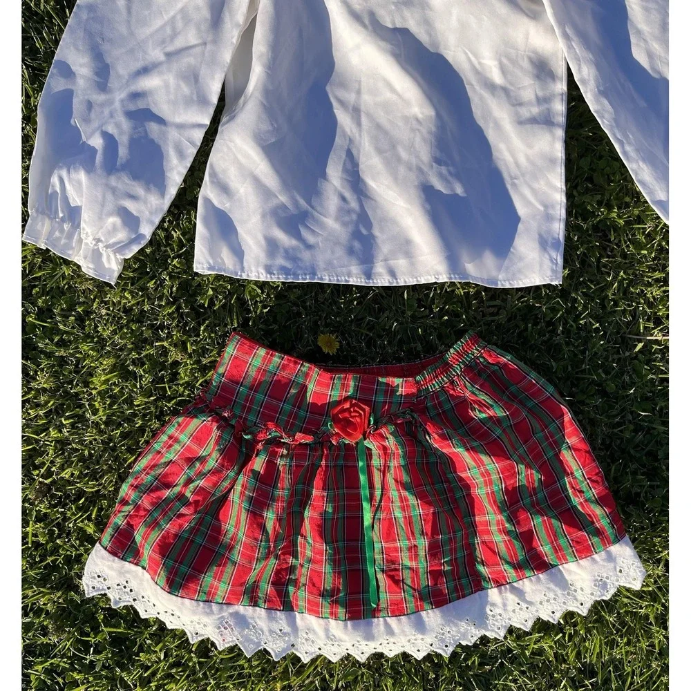 Vintage Disney Winnie the Pooh Christmas Outfit‎ Set 90s